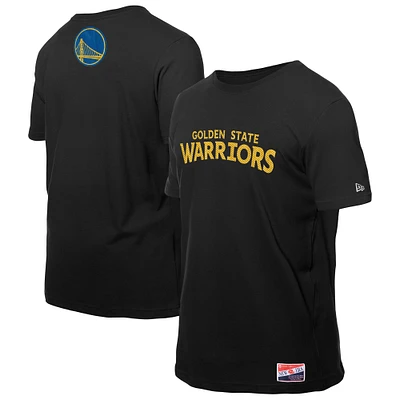 T-shirt à manches courtes premium brodé pour homme, modèle NBA New Era GCP, Warior BLK, NBA, GCP ...