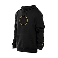 Sweat à capuche Premium New Era Golden State Warriors noir pour homme