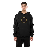 Sweat à capuche Premium New Era Golden State Warriors noir pour homme