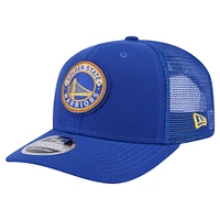 Casquette ajustable 9SEVENTY Victory Grove Circle Patch bleu Golden State Warriors New Era pour homme