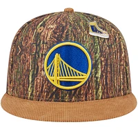 Men's New Era  Camo Golden State Warriors Victory Grove Forest Sneaker Pin 9FIFTY Snapback Hat