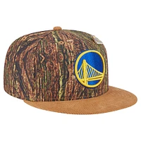 Men's New Era  Camo Golden State Warriors Victory Grove Forest Sneaker Pin 9FIFTY Snapback Hat