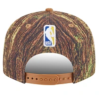 Men's New Era  Camo Golden State Warriors Victory Grove Forest Sneaker Pin 9FIFTY Snapback Hat