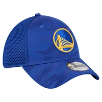 Casquette New Era Royal Golden State Warriors Subtle Camo 39THIRTY Flex pour homme