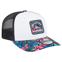 Casquette ajustable New Era blanche Golden State Warriors 9SEVENTY à motif floral pour homme