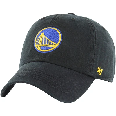 Men's '47 Black Golden State Warriors  Classic Franchise Fitted Hat