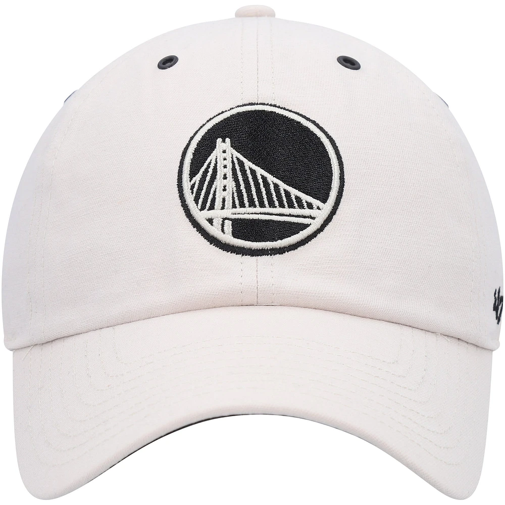 Casquette réglable Golden State Warriors Lunar Clean Up '47 crème pour homme