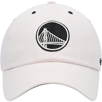 Casquette réglable Golden State Warriors Lunar Clean Up '47 crème pour homme