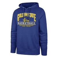 Men's '47 Royal Golden State Warriors Big & Tall Good Call Headline Pullover Hoodie