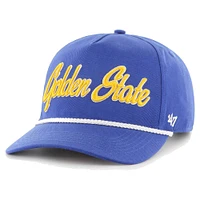 Casquette réglable avec logo Overhand '47 Royal Golden State Warriors pour hommes