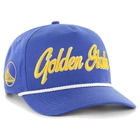 Casquette réglable avec logo Overhand '47 Royal Golden State Warriors pour hommes