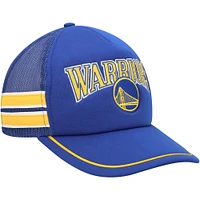 Casquette réglable de camionneur à rayures latérales '47 Royal Golden State Warriors pour hommes