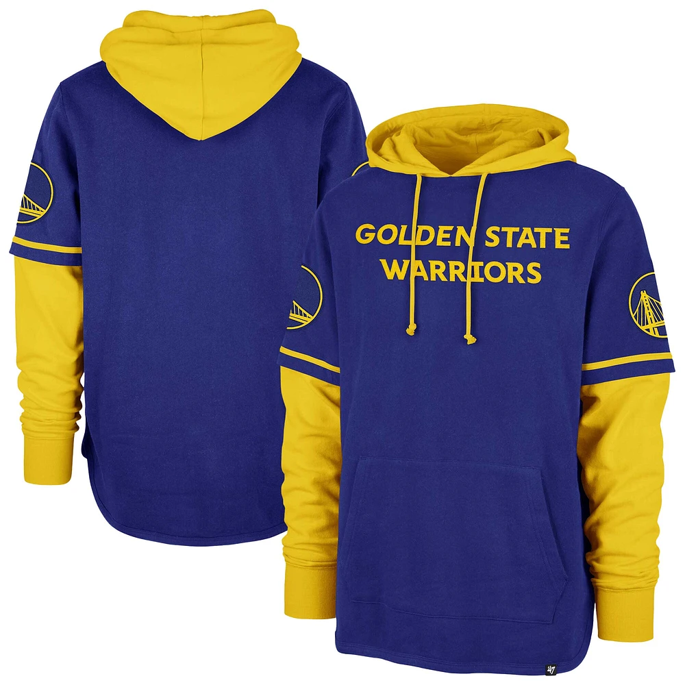 Sweat à capuche pour homme '47 Royal Golden State Warriors Trifecta Shortstop