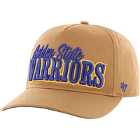 Casquette réglable Barnes Hitch '47 Tan Golden State Warriors pour hommes