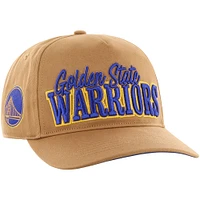 Casquette réglable Barnes Hitch '47 Tan Golden State Warriors pour hommes