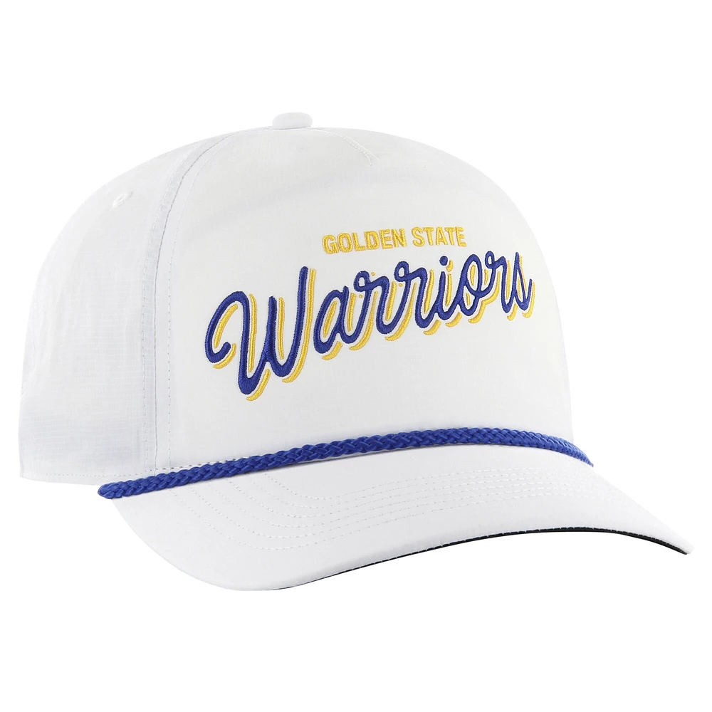 Casquette ajustable '47 Golden State Warriors Fairway Hitch brrr pour hommes, blanche