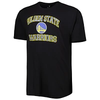 Men's Black Golden State Warriors Big & Tall Heart Soul T-Shirt