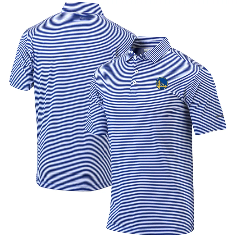 Men's Columbia Royal Chicago Cubs Golf Club Invite Omni-Wick Polo