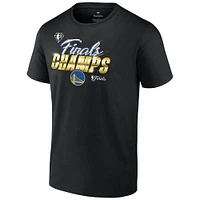 Men's Fanatics Black Golden State Warriors 2022 NBA Finals Champions Forward Roster Signature T-Shirt