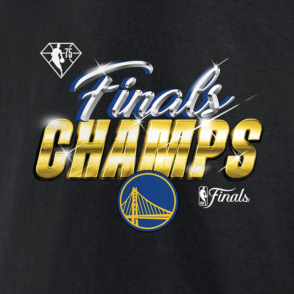 T-shirt noir Fanatics Golden State Warriors 2022 NBA Finals Champions Forward Roster Signature pour hommes