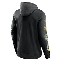 Men's Fanatics Black Golden State Warriors Home Court Pullover Hoodie