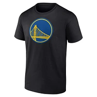 T-shirt noir avec logo principal Fanatics Golden State Warriors pour hommes