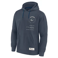 Men's Fanatics Blue Golden State Warriors Future Ground Info Elements Premium Pullover Hoodie