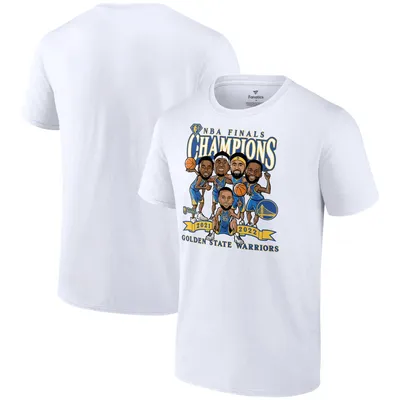 Golden State Warriors Fanatics Branded 2022 NBA Finals Champions Caricature T-Shirt - White