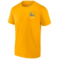 T-shirt fanatiques pour hommes Jordan Poole Gold Golden State Warriors 2022 NBA Finals Champions Nom et numéro