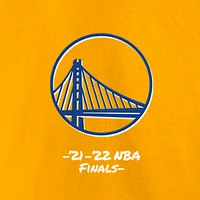 Men's Fanatics Jordan Poole Gold Golden State Warriors 2022 NBA Finals Champions Name & Number T-Shirt