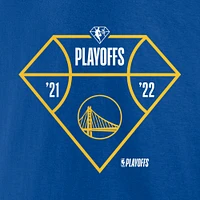 Men's Fanatics Royal Golden State Warriors 2022 NBA Playoffs Diamond Tip Off T-Shirt