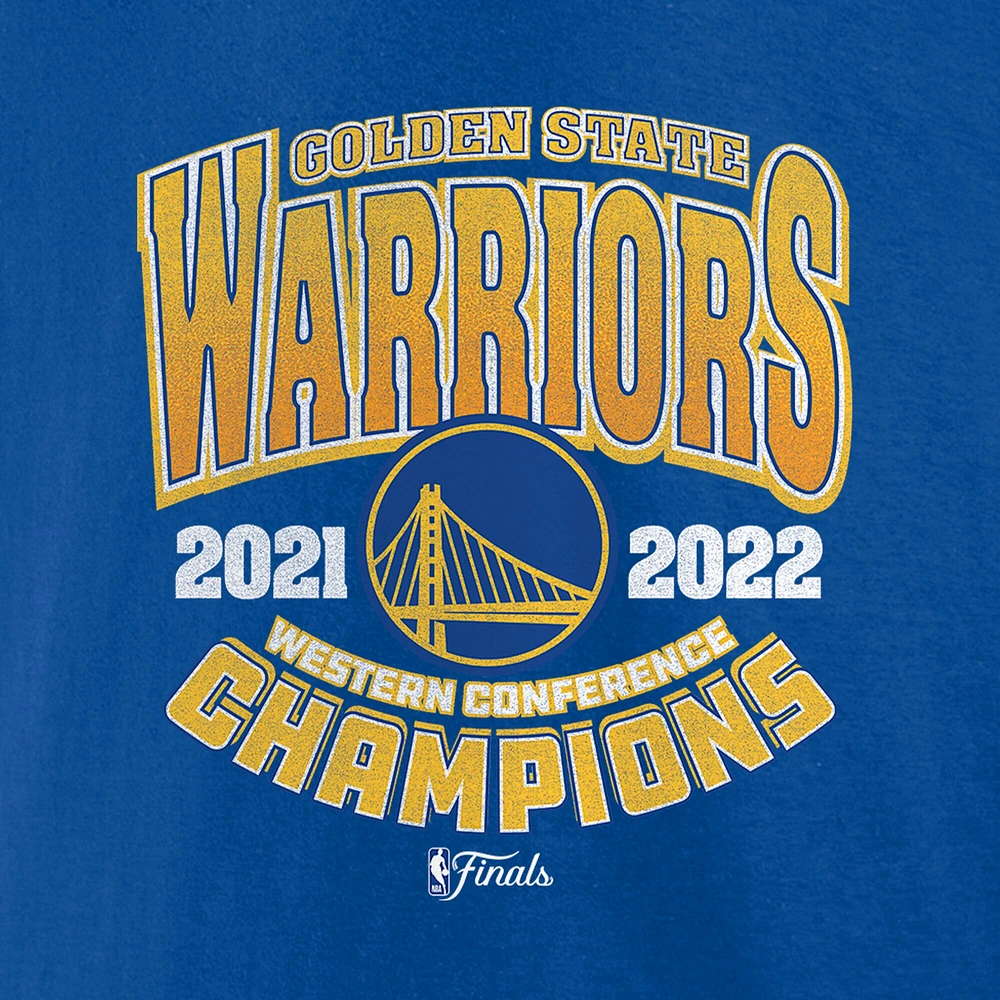 T-shirt Fanatics Royal Golden State Warriors 2022 Western Conference Champions Trap pour hommes