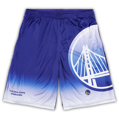 Men's Fanatics Royal Golden State Warriors Big & Tall Graphic Shorts