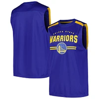 Débardeur musculaire Fanatics Royal Golden State Warriors Birdseye pour hommes