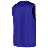 Débardeur musculaire Fanatics Royal Golden State Warriors Birdseye pour hommes