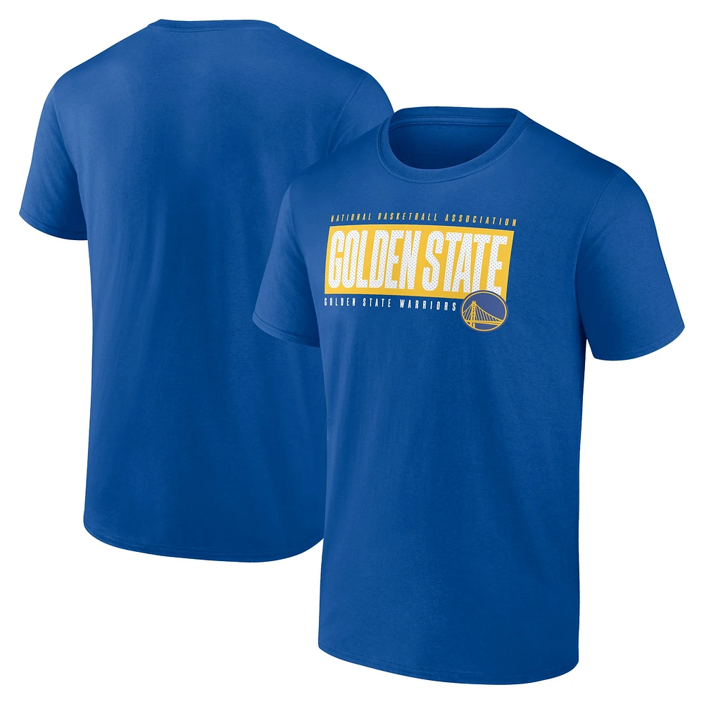 T-shirt Box Out Fanatics Royal Golden State Warriors pour hommes