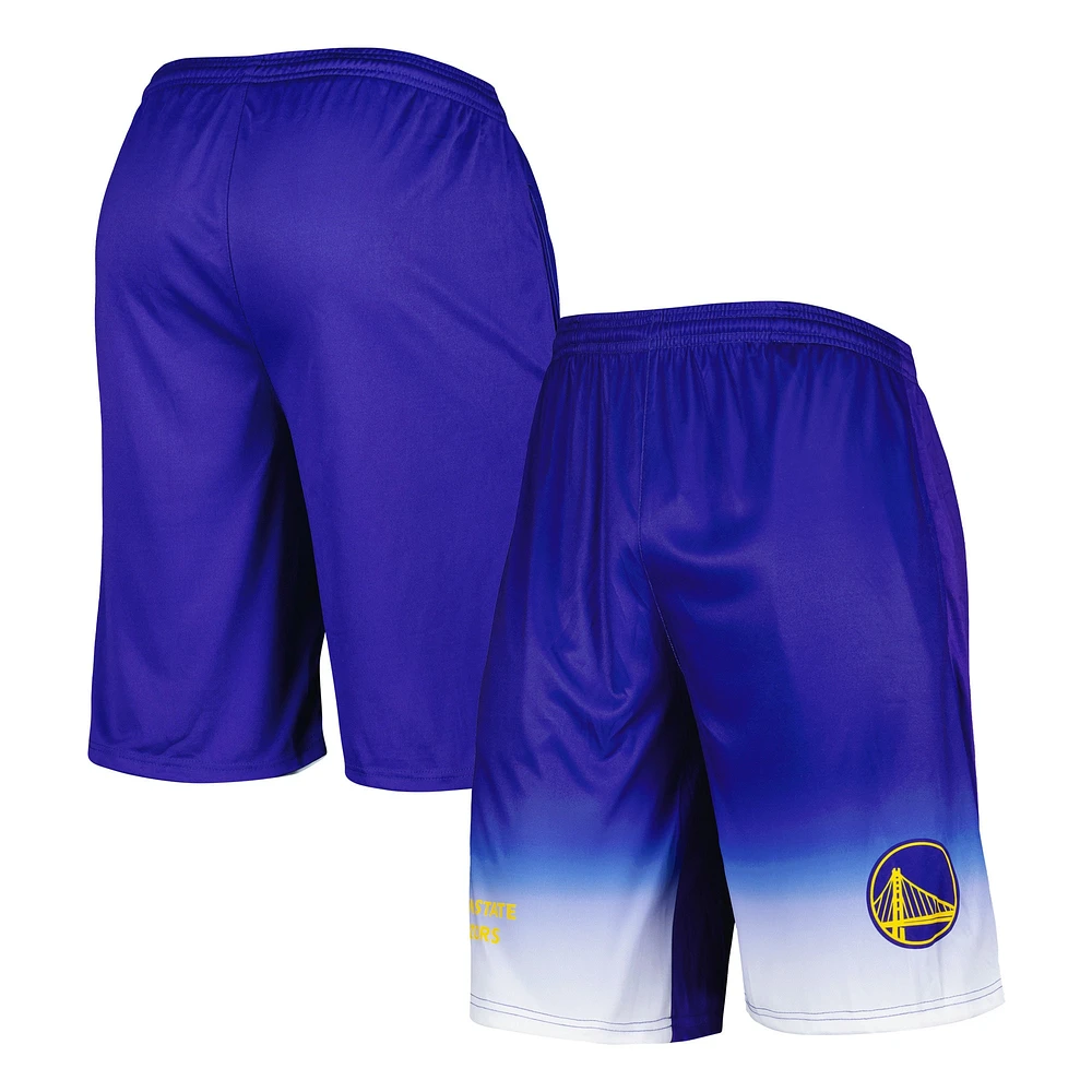 Short Fadeaway Fanatics Royal Golden State Warriors pour hommes