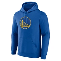 Sweat à capuche avec logo principal Fanatics Royal Golden State Warriors pour hommes