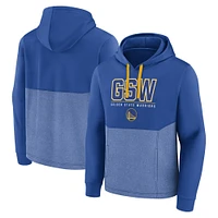 Men's Fanatics  Royal Golden State Warriors Successful Tri-Blend Pullover Hoodie