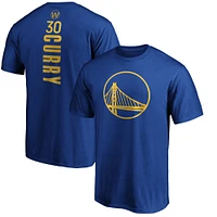 Men's Fanatics Stephen Curry Royal Golden State Warriors Team Playmaker Name & Number T-Shirt