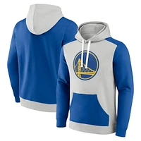 Sweat à capuche Fanatics pour hommes blanc/Royal Golden State Warriors Primary Arctic