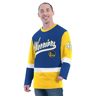 Men's G-III Sports by Carl Banks Royal Golden State Warriors Adaptive Rugby Long Sleeve Top