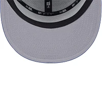 Casquette Snapback 9FIFTY Victory Grove bleue à panneau fendu pour homme des Golden State Warriors de New Era