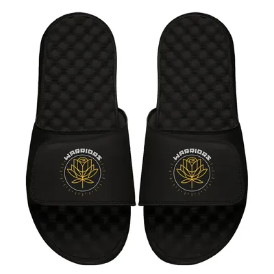 Golden State Warriors ISlide 2022/23 City Edition Circle Logo Slide Sandals - Black