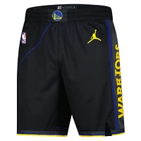 Short Nike Swingman noir Golden State Warriors Statement Edition pour homme