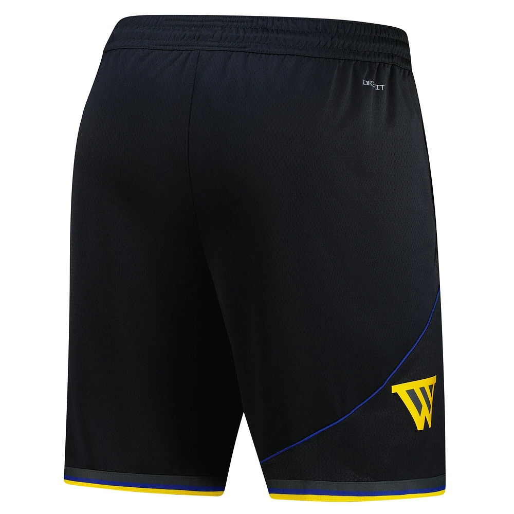 Short Nike Swingman noir Golden State Warriors Statement Edition pour homme