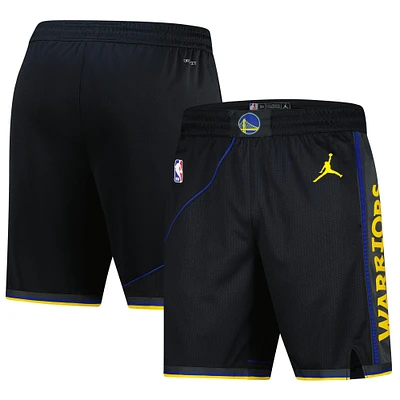 Short Nike Swingman noir Golden State Warriors Statement Edition pour homme