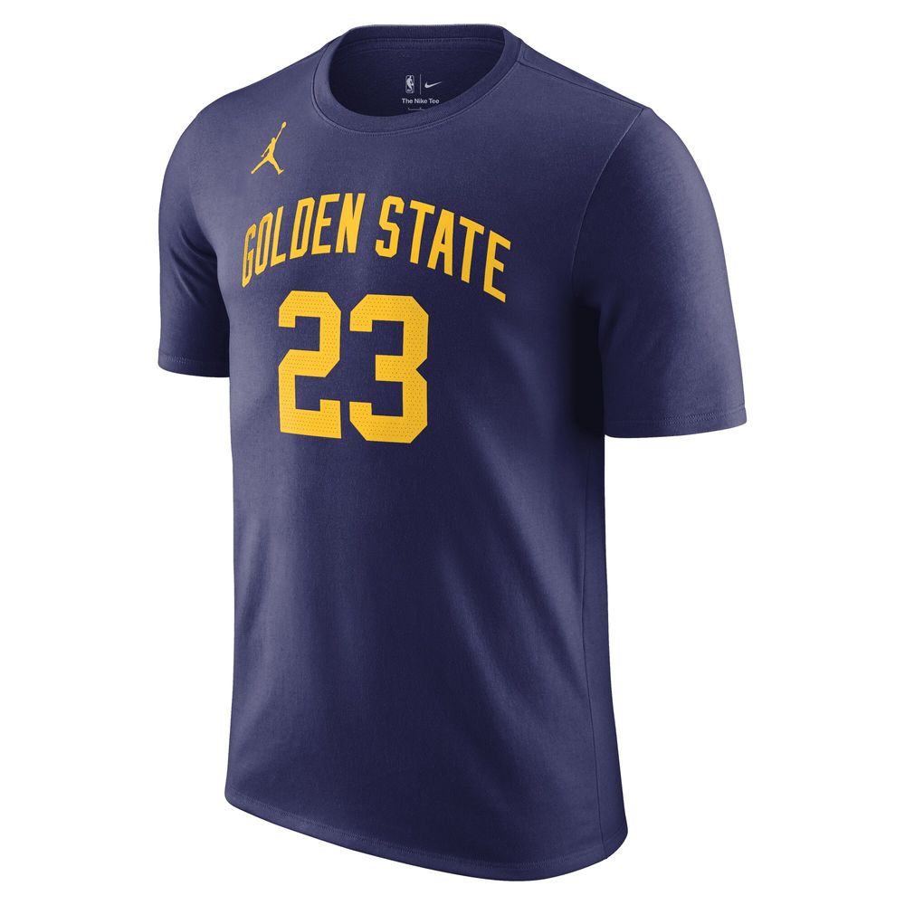 Men's Jordan Brand Draymond Green Navy Golden State Warriors 2022/23 Statement Edition Name & Number T-Shirt