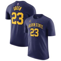 Men's Jordan Brand Draymond Green Navy Golden State Warriors 2022/23 Statement Edition Name & Number T-Shirt