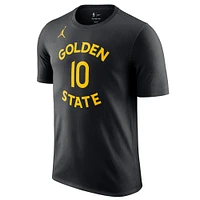 T-shirt Jordan Brand Jimmy Butler III pour homme, noir, avec nom et numéro des Golden State Warriors